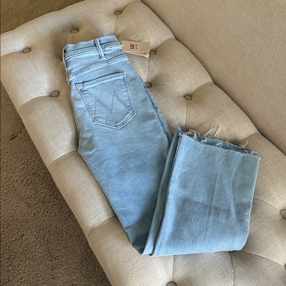 MOTHER The Rambler Ankle Fray Jeans